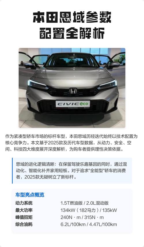 本田思域双擎混动/本田思域双擎报价配置