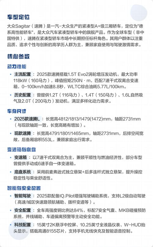 新速腾配置参数,新速腾配置参数对比