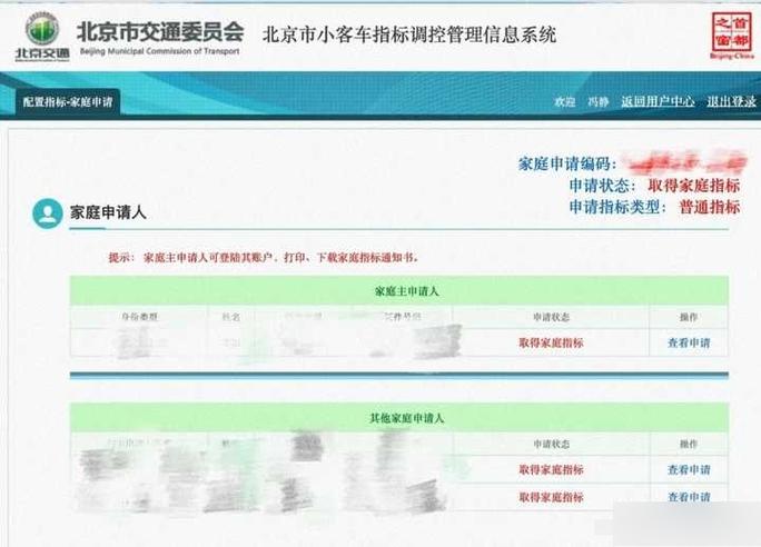 中小客车个人指标查询系统 中小客车指标号码是什么意思