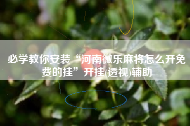 必学教你安装“河南微乐麻将怎么开免费的挂”开挂(透视)辅助