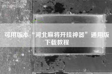 可用版本“河北麻将开挂神器”通用版下载教程