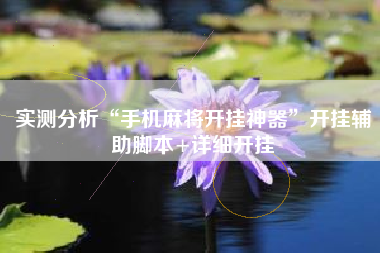 实测分析“手机麻将开挂神器”开挂辅助脚本+详细开挂