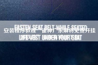 安装程序教程“雀神广东麻将免费开挂器软件”原来有神器下载