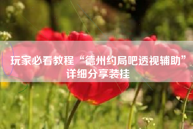 玩家必看教程“德州约局吧透视辅助”详细分享装挂