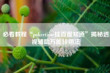 必看教程“pokertime挂百度知道	”揭秘透视辅助万能挂用法