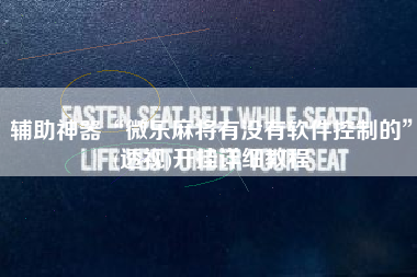 辅助神器“微乐麻将有没有软件控制的	”(透视)开挂详细教程