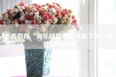 必看教程“微乐辅助器免费版下载”开挂辅助详细