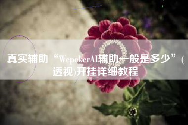 真实辅助“WepokerAI辅助一般是多少	”(透视)开挂详细教程