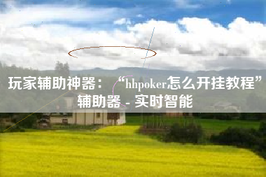 玩家辅助神器：“hhpoker怎么开挂教程	”辅助器 - 实时智能
