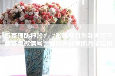 玩家辅助神器：“微乐麻将外卦神器下载安装微信号”揭秘透视辅助万能挂用法