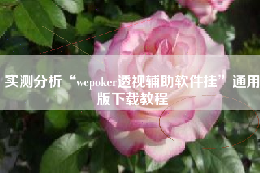 实测分析“wepoker透视辅助软件挂”通用版下载教程