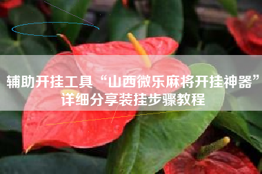 辅助开挂工具“山西微乐麻将开挂神器”详细分享装挂步骤教程