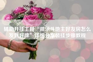 辅助开挂工具“微乐斗地主好友房怎么发到好牌”详细分享装挂步骤教程