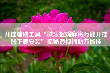 开挂辅助工具“微乐捉鸡麻将万能开挂器下载安装	”揭秘透视辅助万能挂