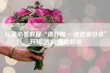 玩家必看教程“德扑圈 一键透视安卓”开挂(透视)辅助教程