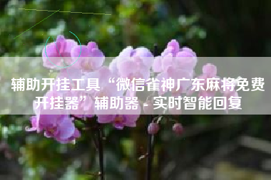 辅助开挂工具“微信雀神广东麻将免费开挂器”辅助器 - 实时智能回复