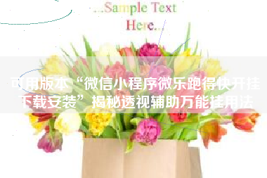 可用版本“微信小程序微乐跑得快开挂下载安装	”揭秘透视辅助万能挂用法