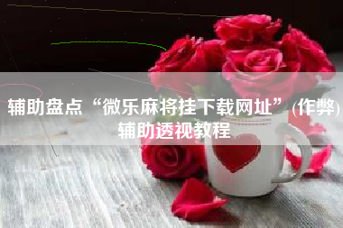 辅助盘点“微乐麻将挂下载网址	”(作弊)辅助透视教程