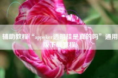 辅助教程“appoker透明挂是真的吗”通用版下载教程!