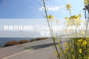 教程开挂辅助“wePoker辅助”详细开挂玩法