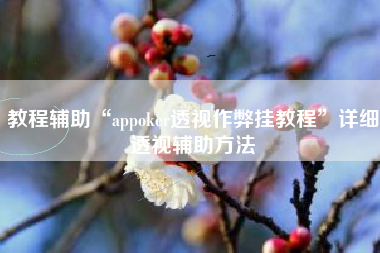 教程辅助“appoker透视作弊挂教程	”详细透视辅助方法