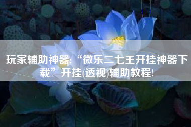 玩家辅助神器:“微乐二七王开挂神器下载”开挂(透视)辅助教程!