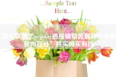 真实辅助“wepoker透视辅助器最新版本更新内容分	”其实确实有挂