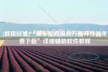 [教程经验]“微乐捉鸡麻将万能开挂器免费下载	”详细辅助软件教程